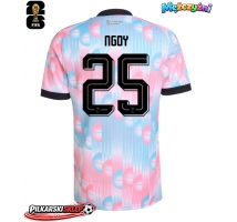 Belgia Nathan Ngoy #25 Koszulka Wyjazdowa MŚ 2026 Krótki Rękaw